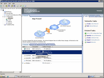 ISA Firewall Network